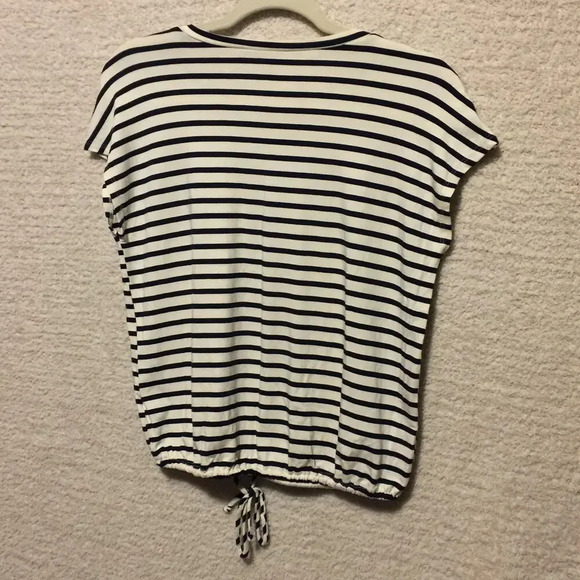 Green Envelope Black  White striped Women's tank top size S NWT - Picture 3 of 5